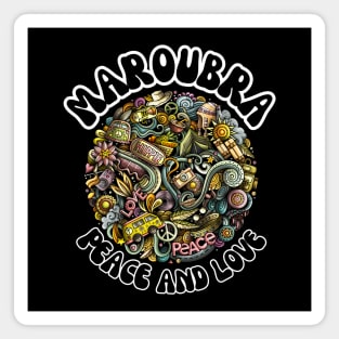 MAROUBRA - PEACE AND LOVE Magnet